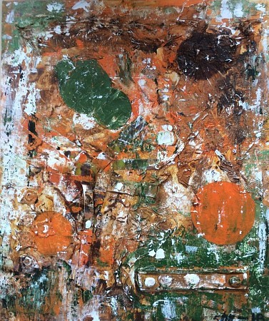 Zonder titel geschilderd door Henritte Klemann-van Bezu