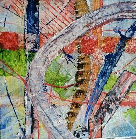 Abstract geschilderd door Krist