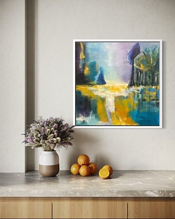 Licht in de Tijd geschilderd door RietjeArt