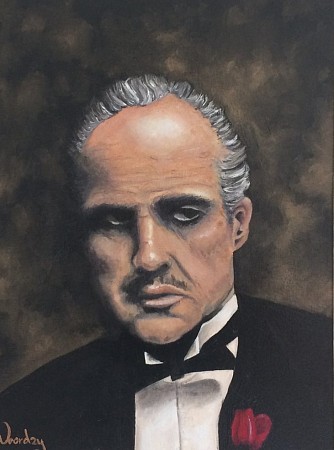 The godfather part l geschilderd door John Noordzij