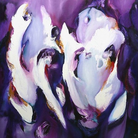 Purple dream geschilderd door Living Arts